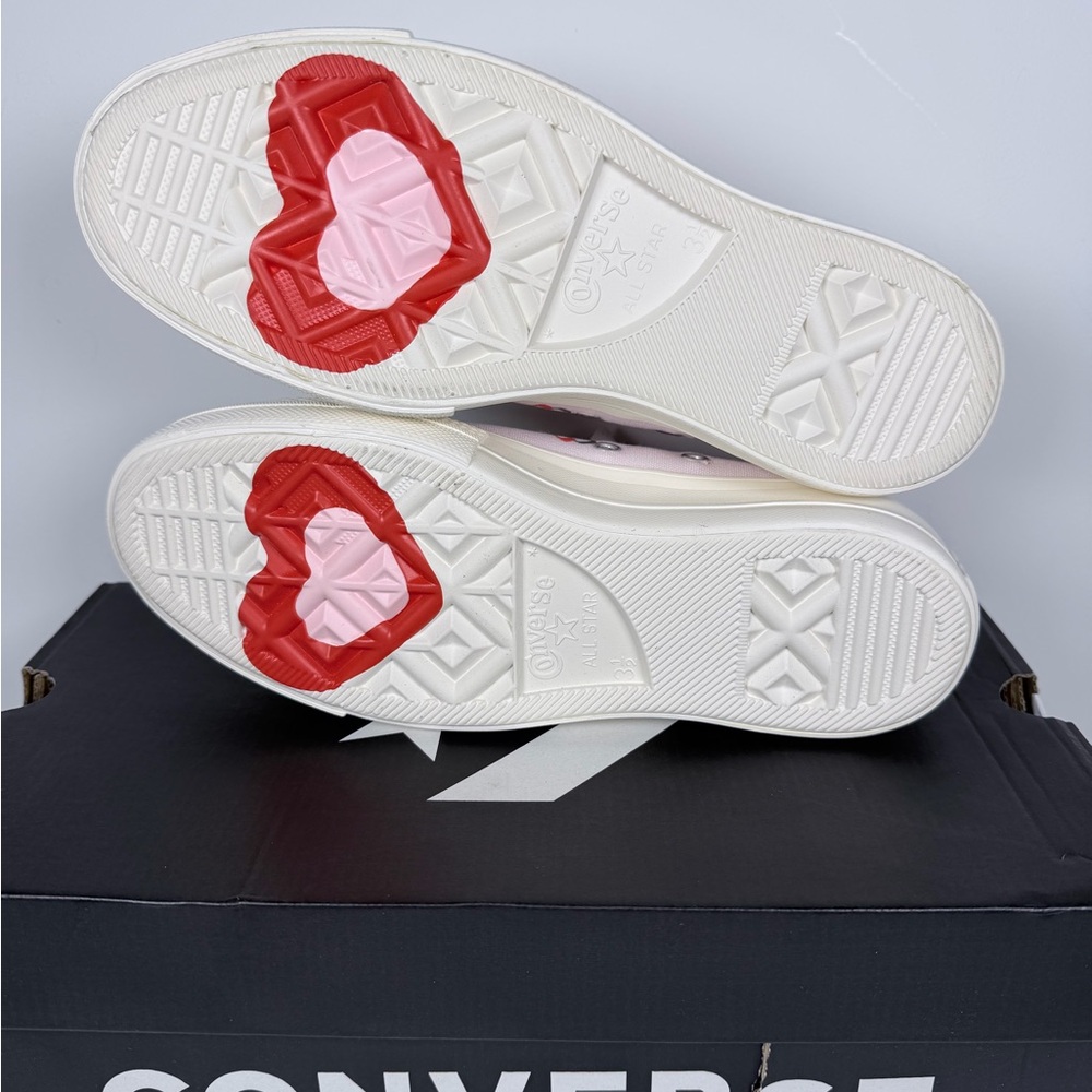 Converse A09115C All Star Lift Platform Women Trainer In Lilac Size 5.5 Valentin - Picture 6 of 9
